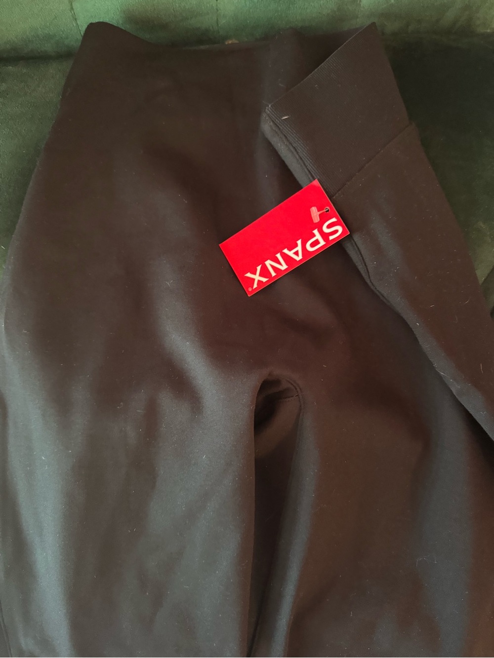 SPANX Black High-Waist Stirrup Leggings